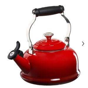 Le Creuset 1.7qt Kettle in Cerise with stainless steel knob
